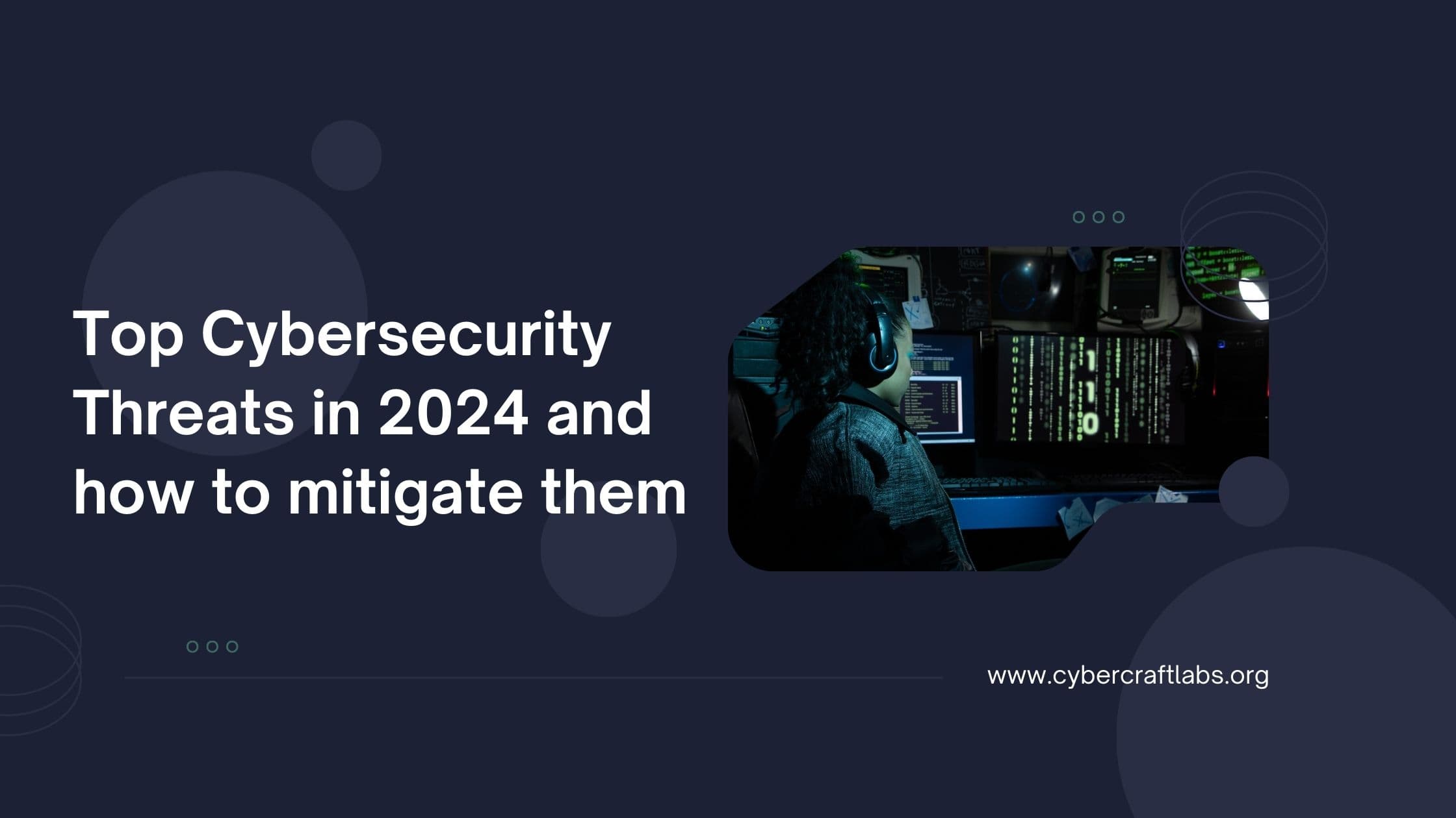 Top Cybersecurity Threats in 2024 and How to Mitigate Them - Cybercraft Labs